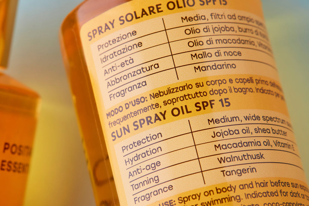 SPF 15 SUN OIL